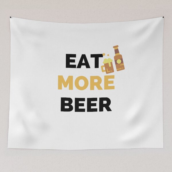 Item preview, Eat More Beer Short-Sleeve T-Shirt I Drinking Shirt, Beer Shirt, Bartender Gift, Funny Shirt, Unisex Shirt designed and sold by beawesome105.