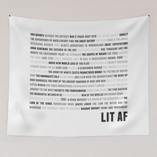 Item preview, Literature AF black 2  designed and sold by animinimal.