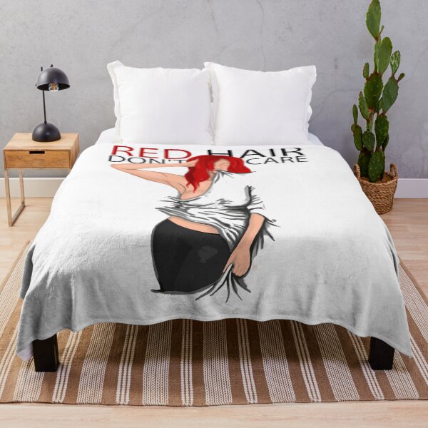 Item preview, Red Hair Dont Care Girl Gift For Redhead Woman designed and sold by majidkacm.