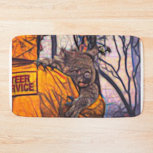 Item preview, Rescued - Koala and the Fireman designed and sold by Marlene Watson-Hall.