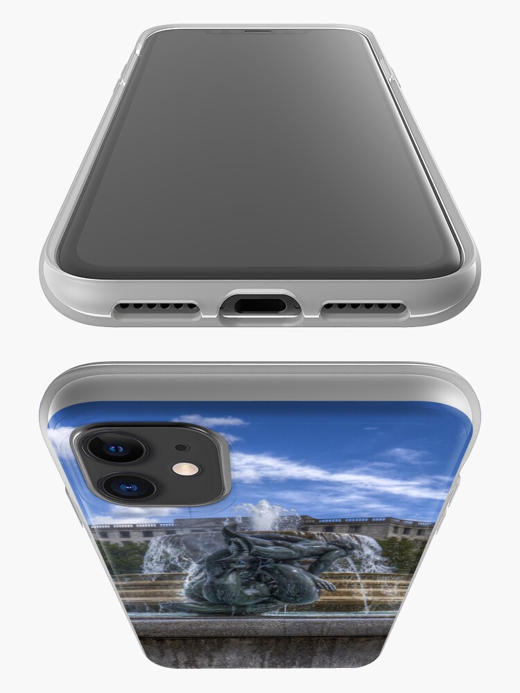 Alternate view of Trafalgar Square fountain iPhone Case & Cover