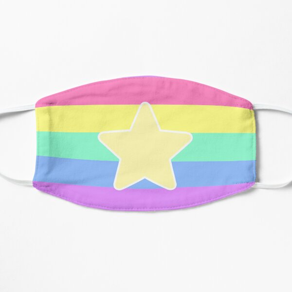 Rainbow Star Flat Mask