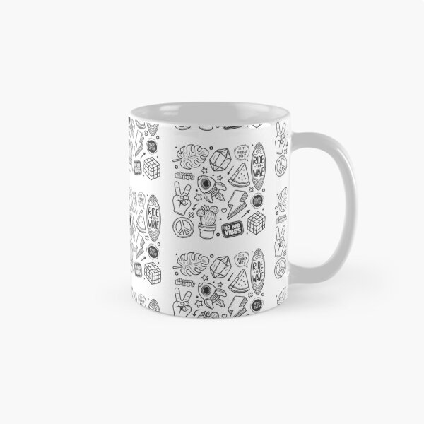 Item preview, Black and white doodles designed and sold by FaCurls.