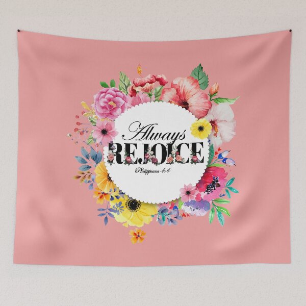 Item preview, Always Rejoice Floral designed and sold by KA DESIGNS.