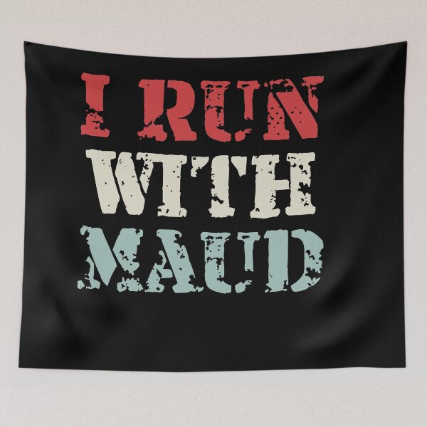 Item preview,  I RUN WITH MAUD # Justice for Ahmaud Arbery designed and sold by CodingForTech.