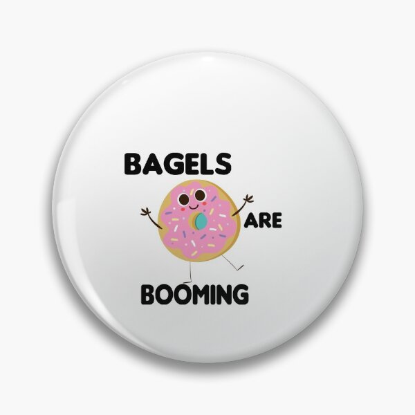 Item preview, Bagels Are Booming funny Gift designed and sold by ANAS MAATI.