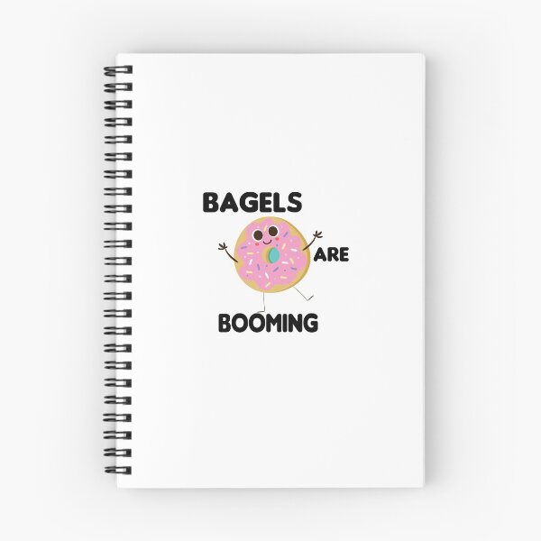 Item preview, Bagels Are Booming funny Gift designed and sold by ANAS MAATI.