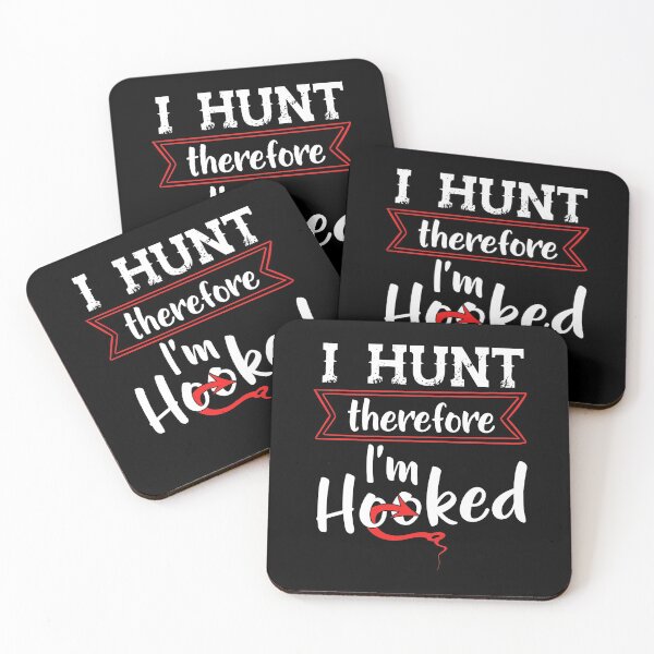Item preview, Funny Deer Hunting Hooked designed and sold by Tee Kaboom!.