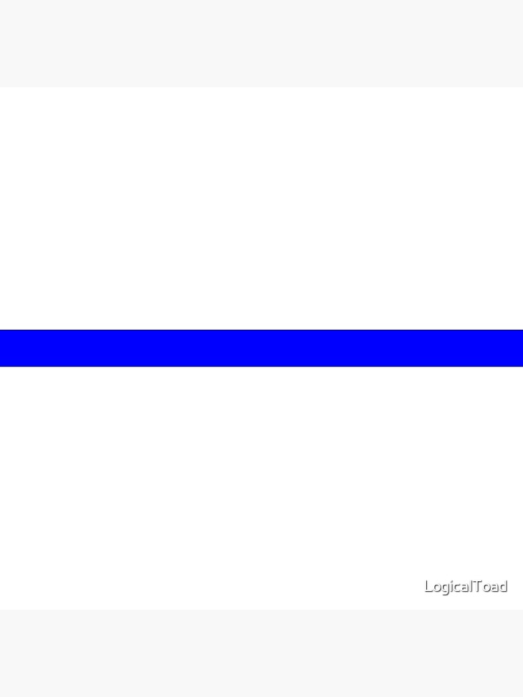 "Thin Blue Line Symbol" Poster for Sale by LogicalToad Redbubble
