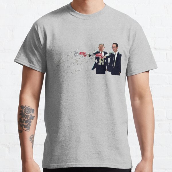 Item preview, Jerome Powell and Steve Mnuchin Printing Money Pulp Fiction Style designed and sold by The Channel Surfer.