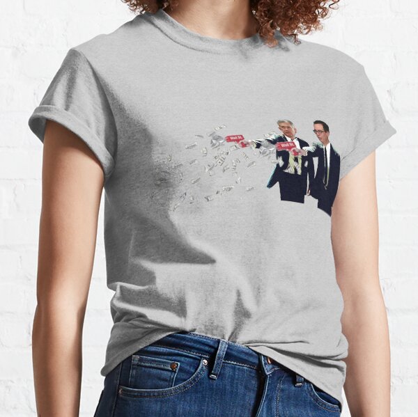 Item preview, Jerome Powell and Steve Mnuchin Printing Money Pulp Fiction Style designed and sold by The Channel Surfer.