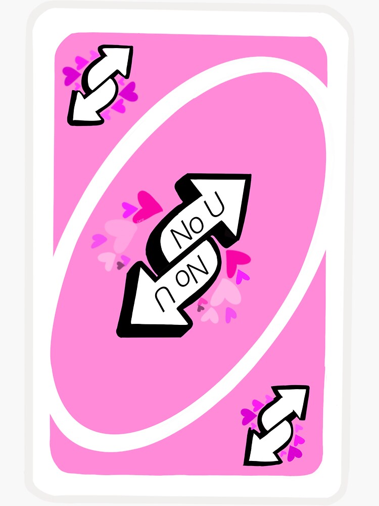 UNO reverse card Sticker for Sale by Kawabijutsu21