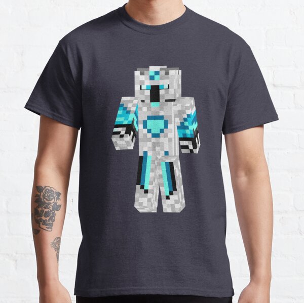 Minecraft Diamond T Shirts Redbubble - diamond armor roblox shirt