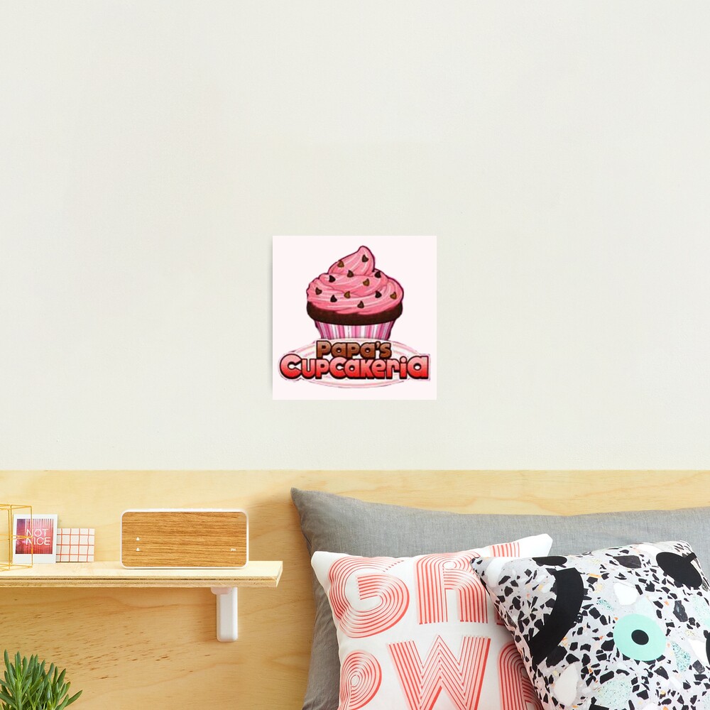 Papa's Cupcakeria Logo Postcard for Sale by apparel-agenda