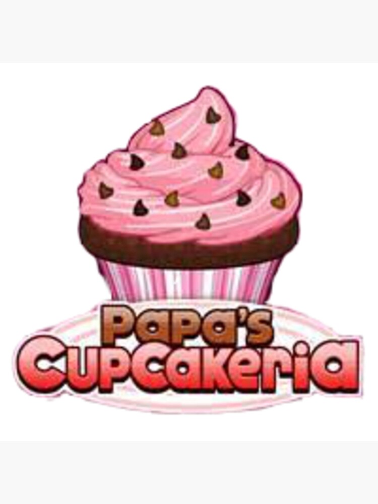 Papa's Cupcakeria Logo | Greeting Card