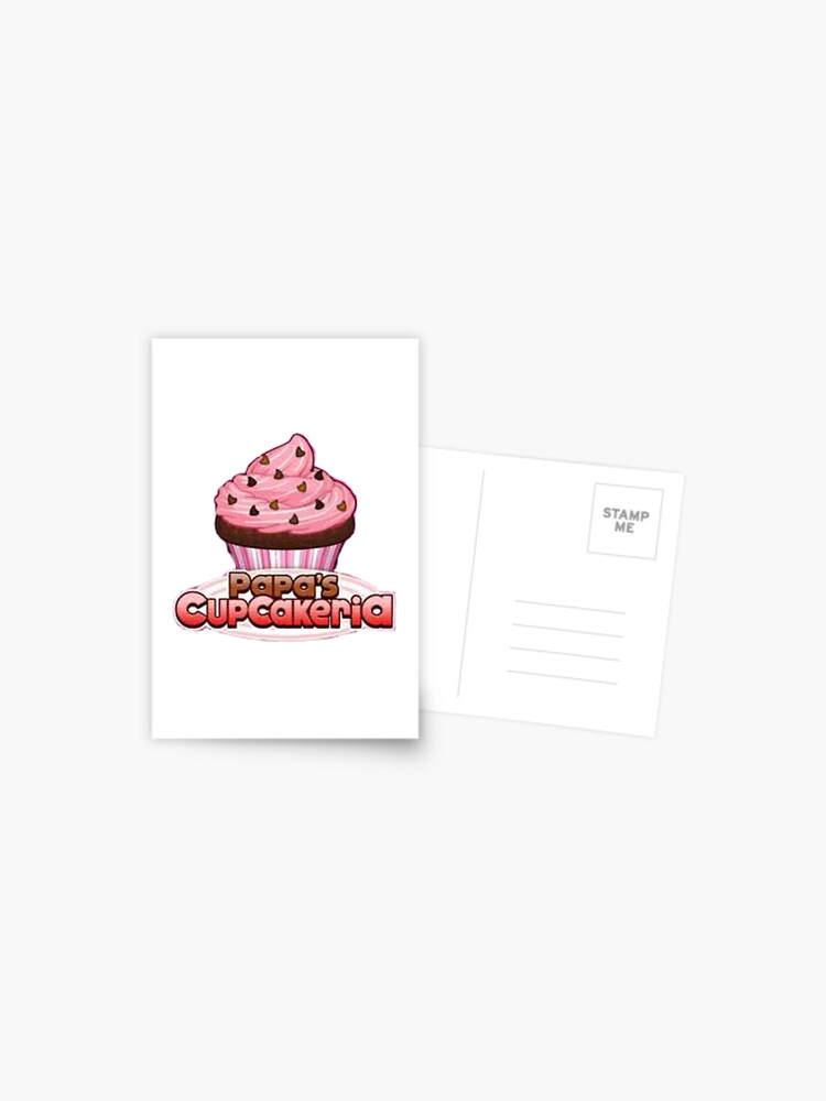 Papa's Cupcakeria Logo Postcard for Sale by apparel-agenda