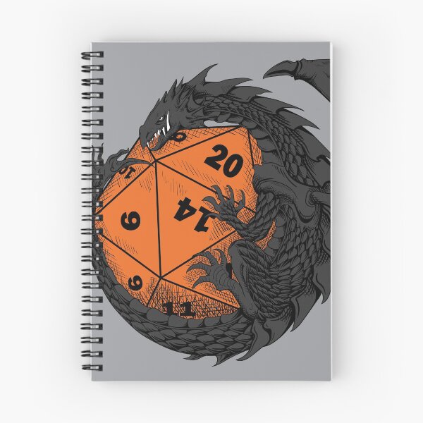 Aperçu de l'œuvre Dragon's Horde Collection 4 - Dungeons and Dragons - Black and Orange créée et vendue par Dylan Nonya.