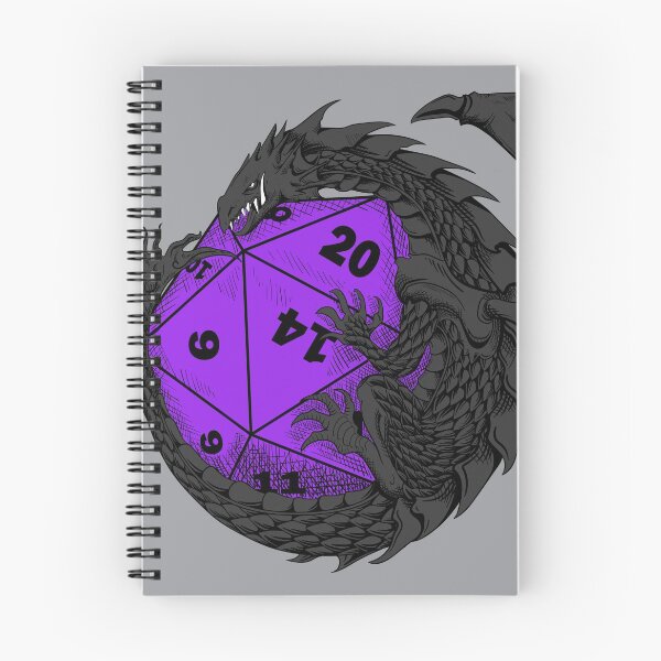 Artikelvorschau, Dragon's Horde Collection 4 - Dungeons and Dragons - Black and Purple entworfen und verkauft von Dylan Nonya.