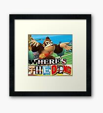 where is the dong Framed Print