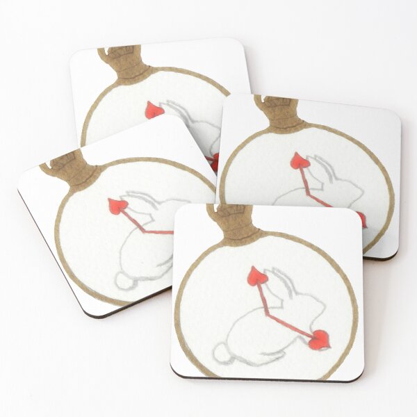 Item preview, Alice in Wonderland/White Rabbit themed Pocket Watch Design designed and sold by LunaNoodleArt.