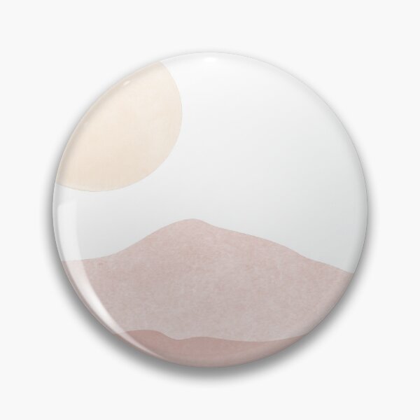 Item preview, Abstract Minimalist Earth Tone Watercolor Sunset Over Hills designed and sold by AceOneDesign.
