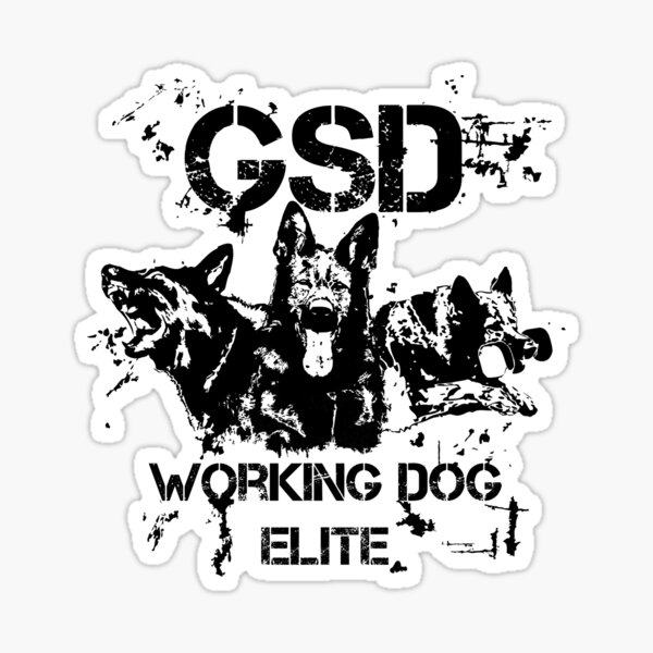 Item preview, GSD - Working dog elite designed and sold by Abbysinthe.