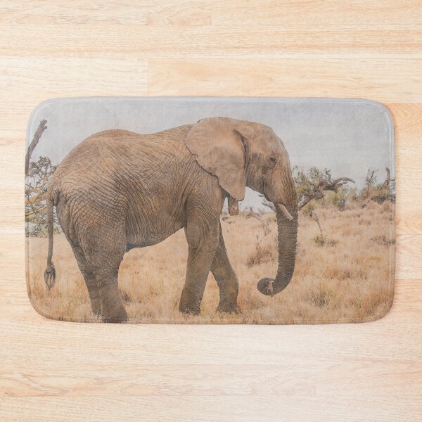 Item preview, Big 5 Elephant Watercolor, oil and pastel designed and sold by aventi24.