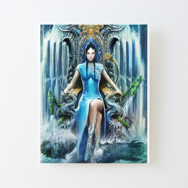 Steampunk Queen of the East Canvas Mounted Print