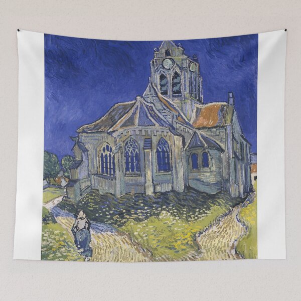 Item preview, The church at Auvers by van Gogh designed and sold by artimaeus.