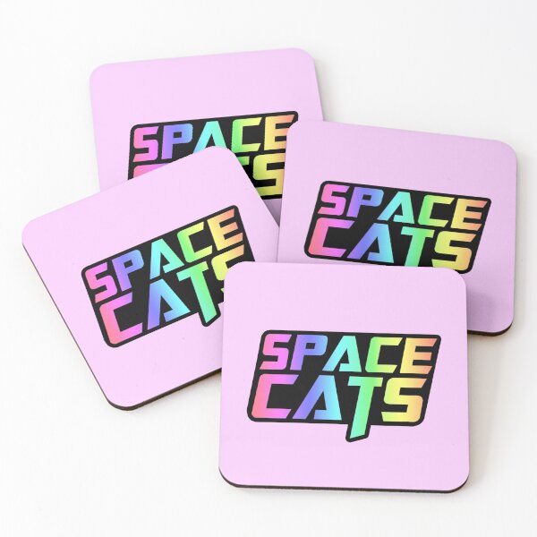 Item preview, ¡GATOS ESPACIALES! (versión 2) designed and sold by actionpotential.