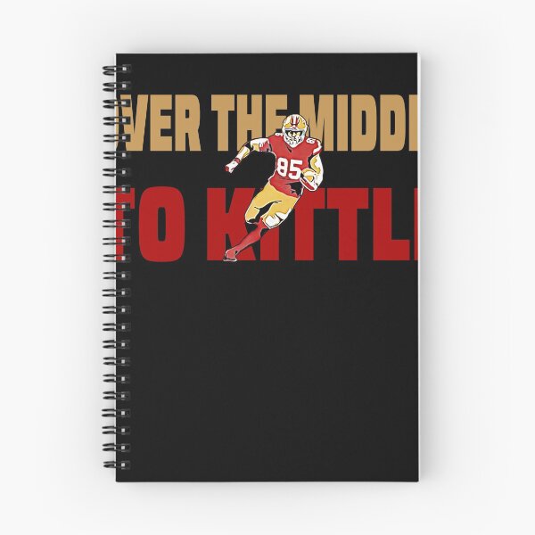 Item preview, Over the middle to george nobrand Men's Kittle Black/Red Print Name & Number T-Shirt designed and sold by DawnOpal82.