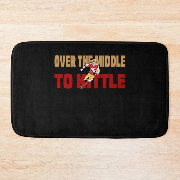 Item preview, Over the middle to george nobrand Men's Kittle Black/Red Print Name & Number T-Shirt designed and sold by DawnOpal82.