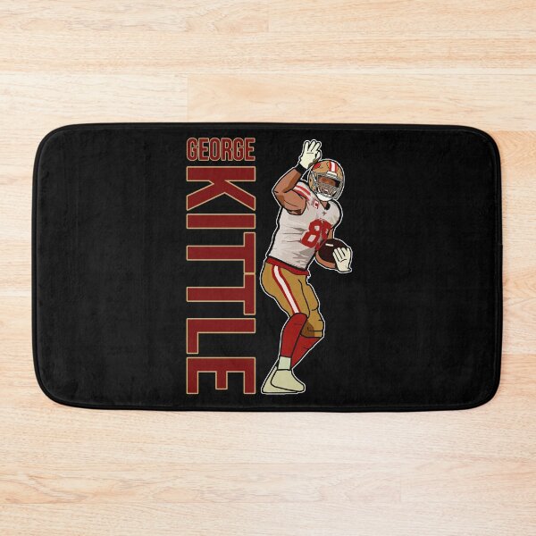 Item preview, george 85 nobrand Men's Kittle Black/Red Print Name & Number T-Shirt designed and sold by DawnOpal82.