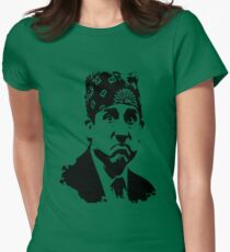The Office Prison Mike - Steve Carrell Women's Fitted T-Shirt