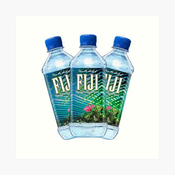 Aesthetic Fiji Water Bottle! | Art Board Print