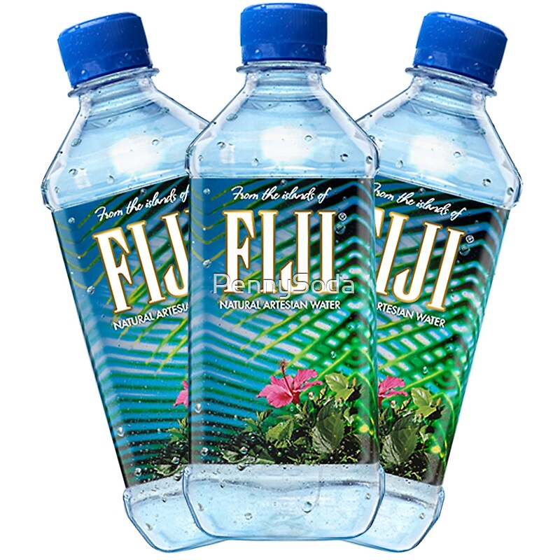 "Fiji Water Bottles" by PennySoda Redbubble