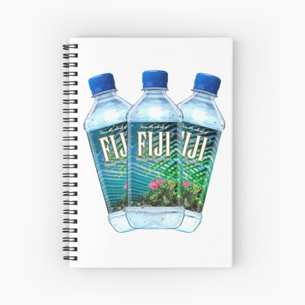 Vsco preppy Fiji water bottle Spiral Notebook for Sale by