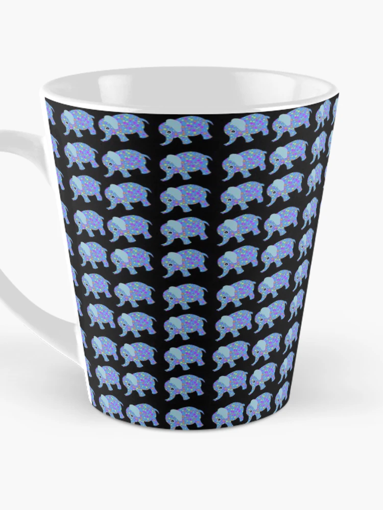 Thumbnail 3 of 4, Coffee Mug, Elephant Pattern designed and sold by 4thcode.