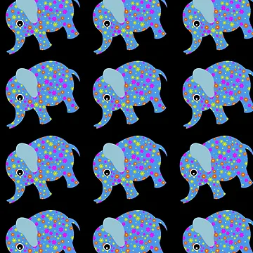 Artwork thumbnail, Elephant Pattern by 4thcode
