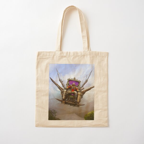Steampunk Emperor Cotton Tote Bag