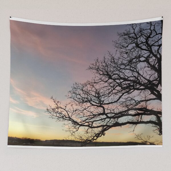 Item preview, Subtle savanna sunset - Pheasant Branch Conservancy designed and sold by rvjames.