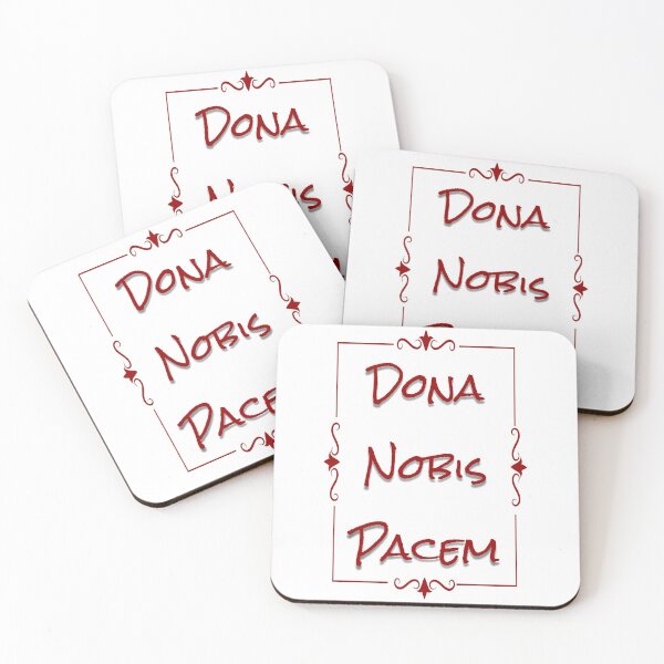 Item preview, Dona Nobis Pacem - Red designed and sold by 21stCsaints.