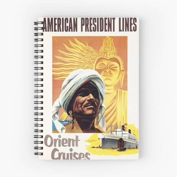 Aperçu de l'œuvre APL Orient Cruises affiche vintage créée et vendue par stickart-marek.