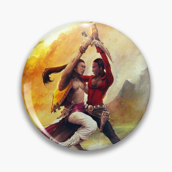 Steampunk Pirate Lovers Pin