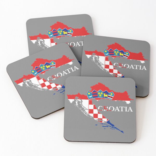 Item preview, Croatia Flag Map designed and sold by marosharaf.