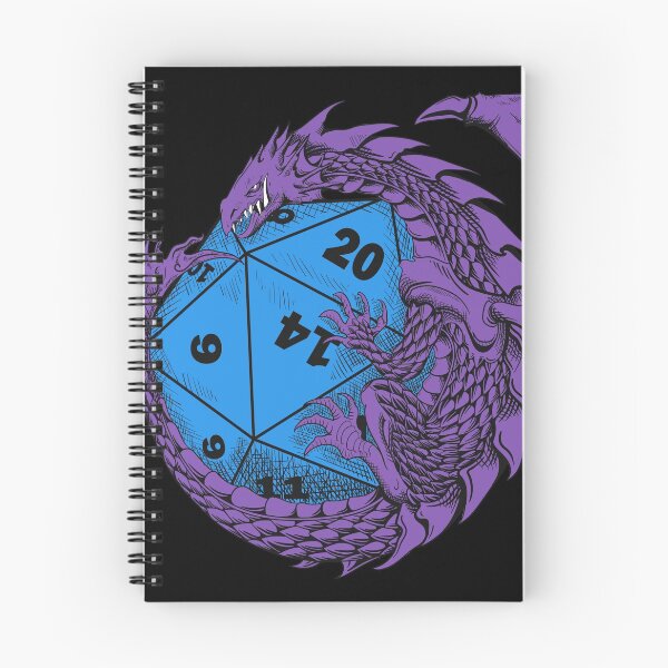 Artikelvorschau, Dragon's Horde Collection 4 - Dungeons and Dragons - Purple and Blue entworfen und verkauft von Dylan Nonya.