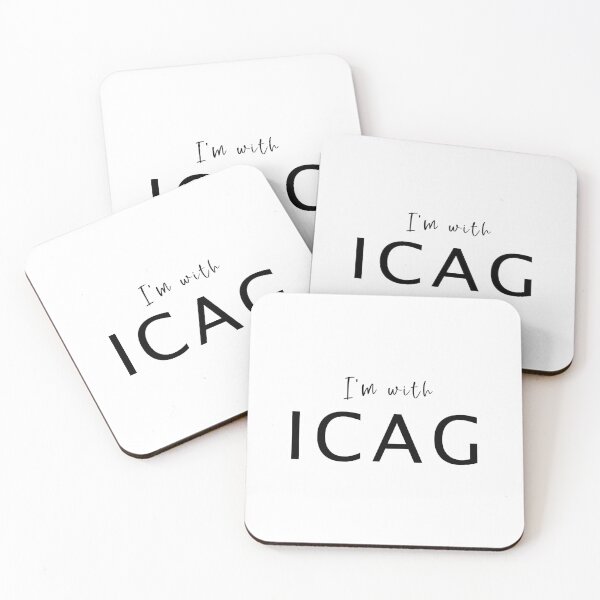 Item preview, I Am With Icag designed and sold by BohemianAtlas.