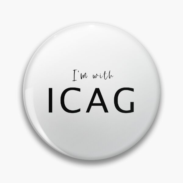 Item preview, I Am With Icag designed and sold by BohemianAtlas.