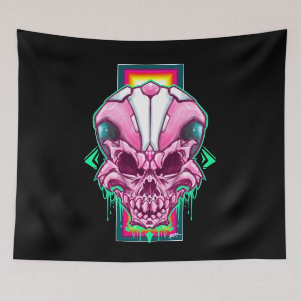 Item preview, Pink Cyberskull designed and sold by pufftronic.