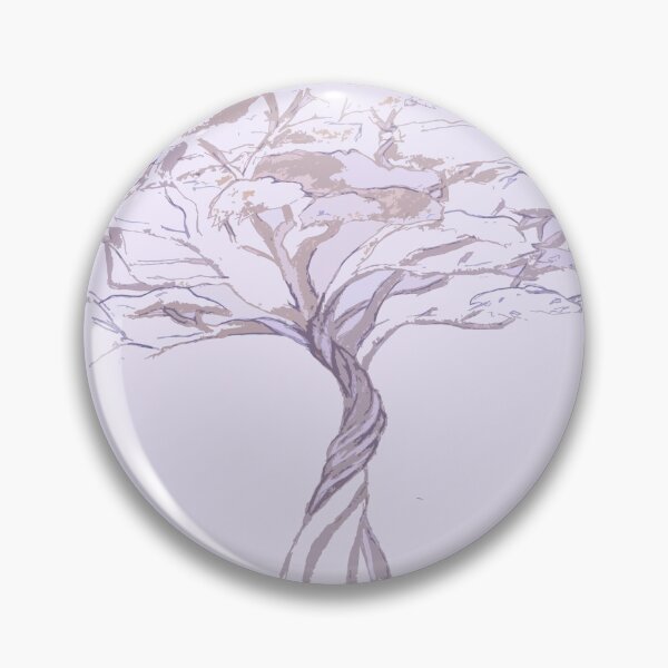 Item preview, Quiet Acacia Zen Tree , Earthy African Bonsai Peace Lavendar Purple designed and sold by Amanda Irene.